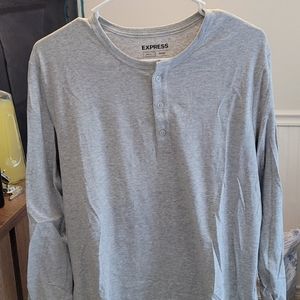 Express grey stretch Supersport long henley